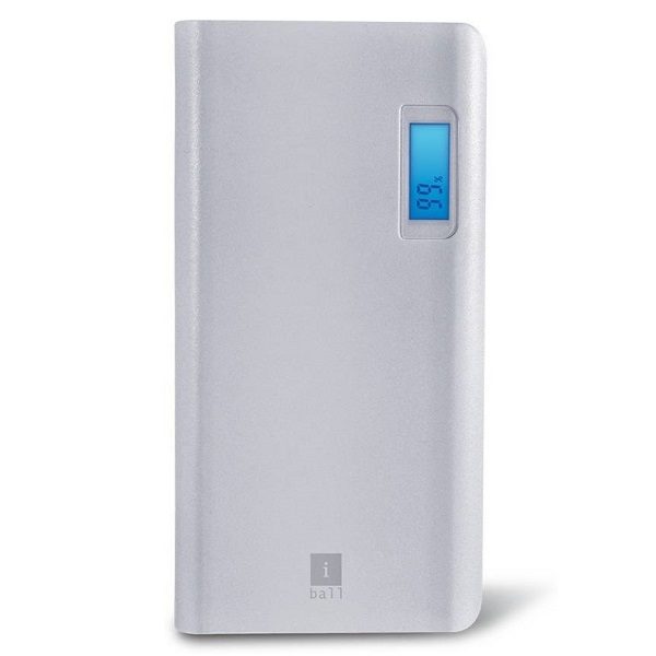 iBall 20000 Power Bank (PB-20007, 20000MAH)  (White, Lithium Polymer)