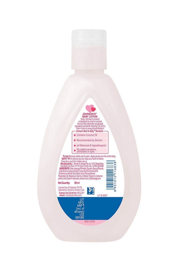 Johnson's Baby Lotion, 50ml All Home Product