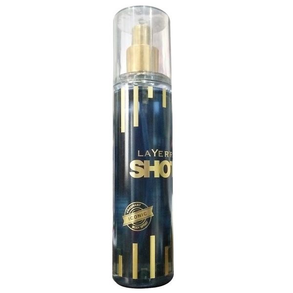 Layer'r Shot Gold Iconic Body Spray - For Men (135 ml)
