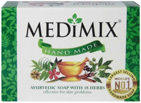 Medimix Ayurvedic Soap 18-Herbs (375 g, Pack of 3)