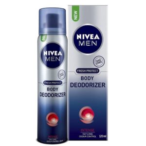 Nivea Men Body Deodorizer, Intense, 120ml