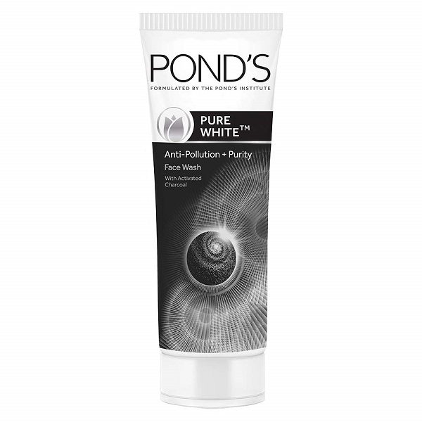 Ponds Pure White Face Wash With Activated Charcoal (50 g)